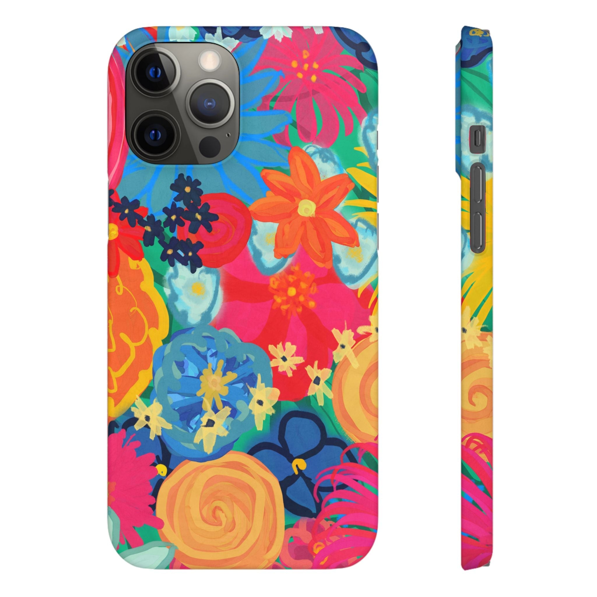 Bespattered Facade Bold Florals Snap Case