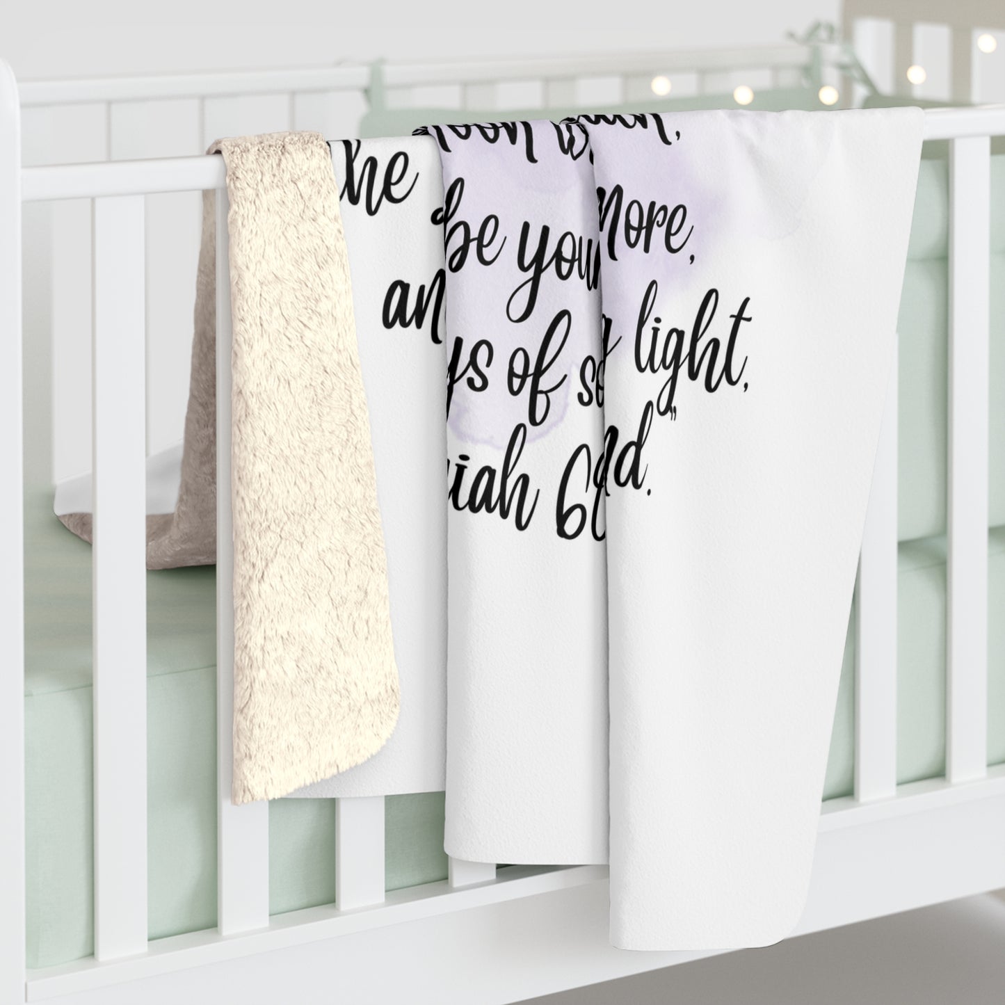 Isaiah 60 20 Sherpa Fleece Blanket