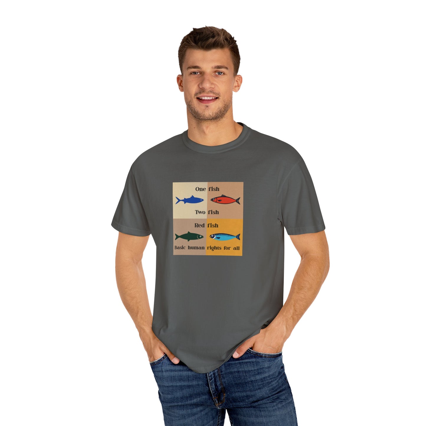 One Fish two fish human rights for all T-shirt