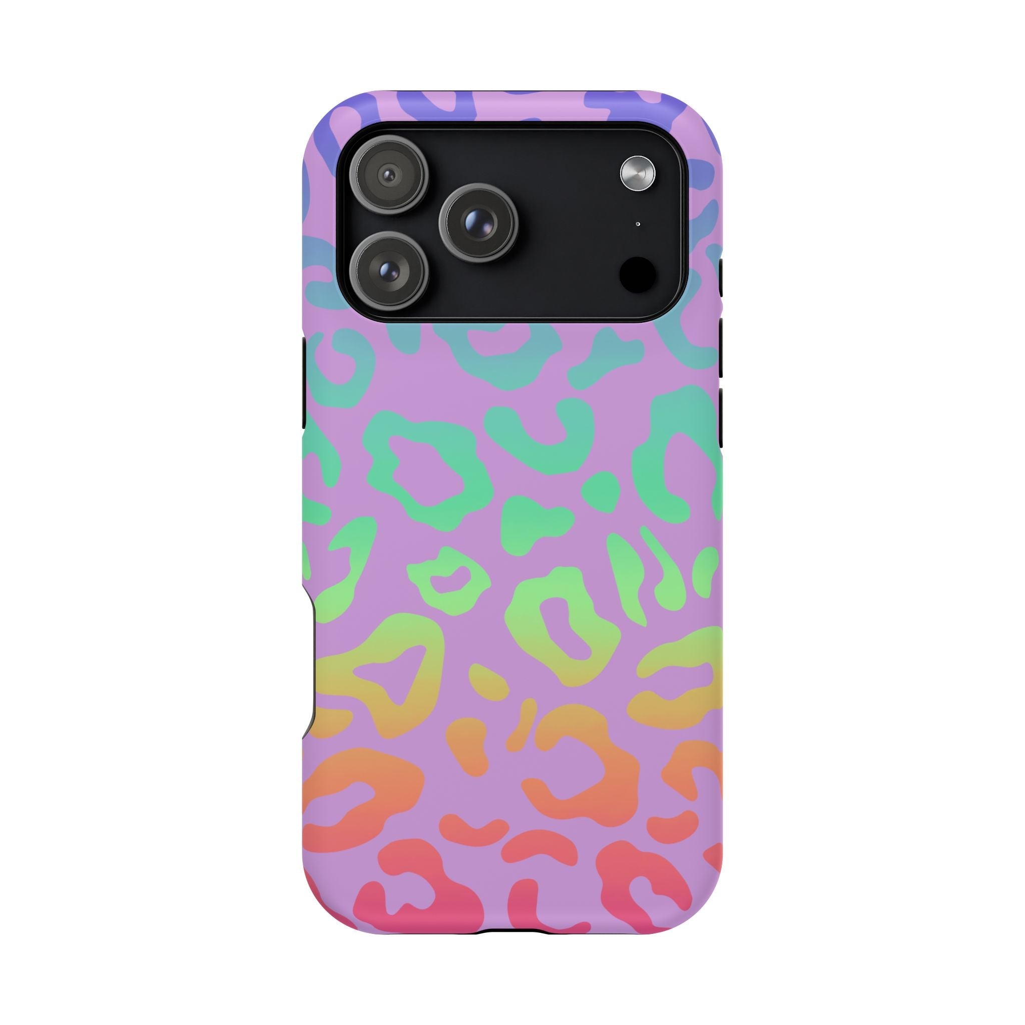 Bespattered Facade Rainbow Leopard MagSafe Tough Case