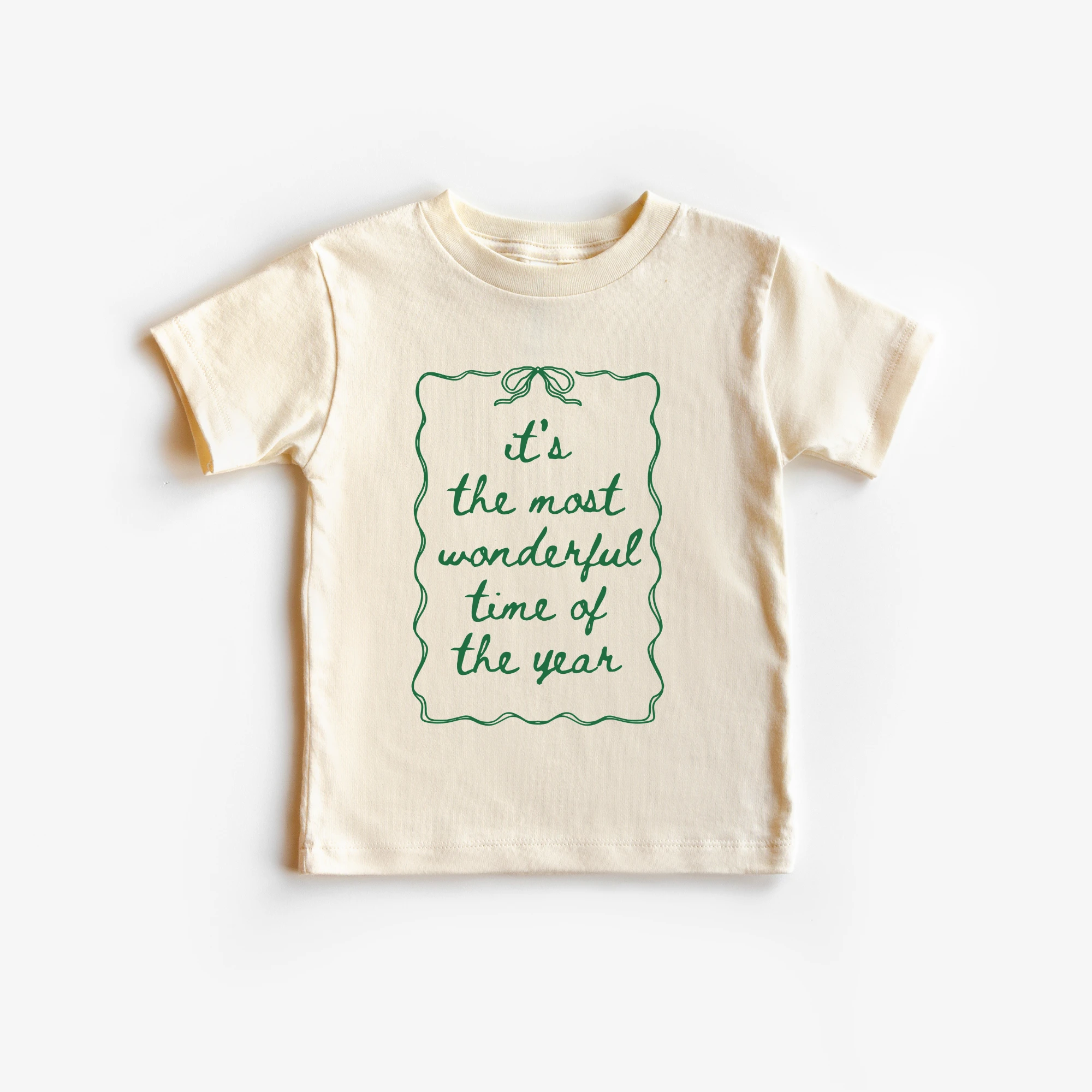 It's the most wonderful time of the Year toddler and youth tee shirt, Christmas collection by Benny and Ray Apparel