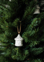 Handmade Porcelain Christmas Ornaments: Little Engine