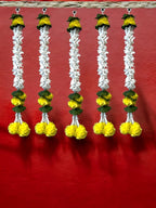 18" Long Artificial Flower Lari, Set of 5 Festive Decor La Vie Bien 18" Long Artificial Flower Lari, Set of 5