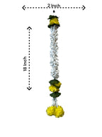 18" Long Artificial Flower Lari, Set of 5 Festive Decor La Vie Bien 18" Long Artificial Flower Lari, Set of 5