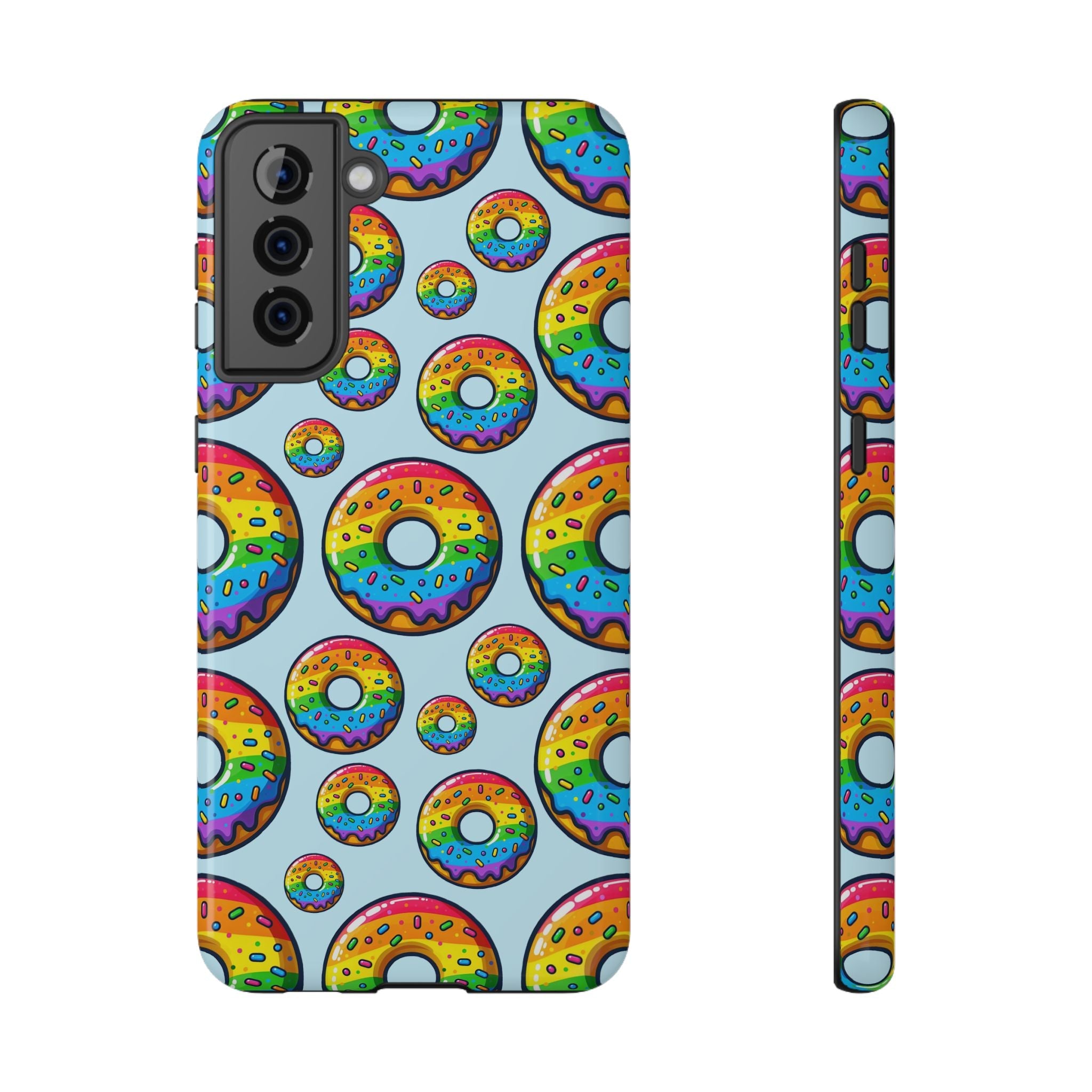 Bespattered Facade Rainbow Sprinkle Donut Impact-Resistant Case