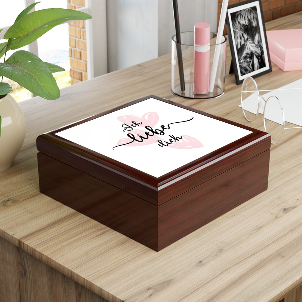 Ich liebe dich German gift Jewelry Box