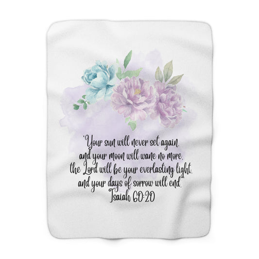 Isaiah 60 20 Sherpa Fleece Blanket