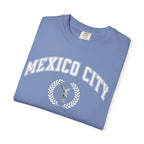 Mexico City Vintage Tee — Laurel Crest with Monumento a la Independencia Graphic T-Shirt