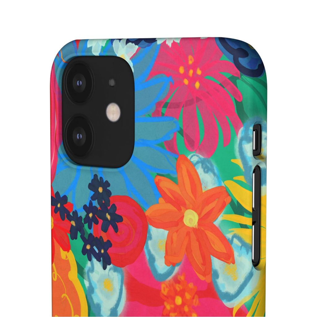 Bespattered Facade Bold Florals Snap Case