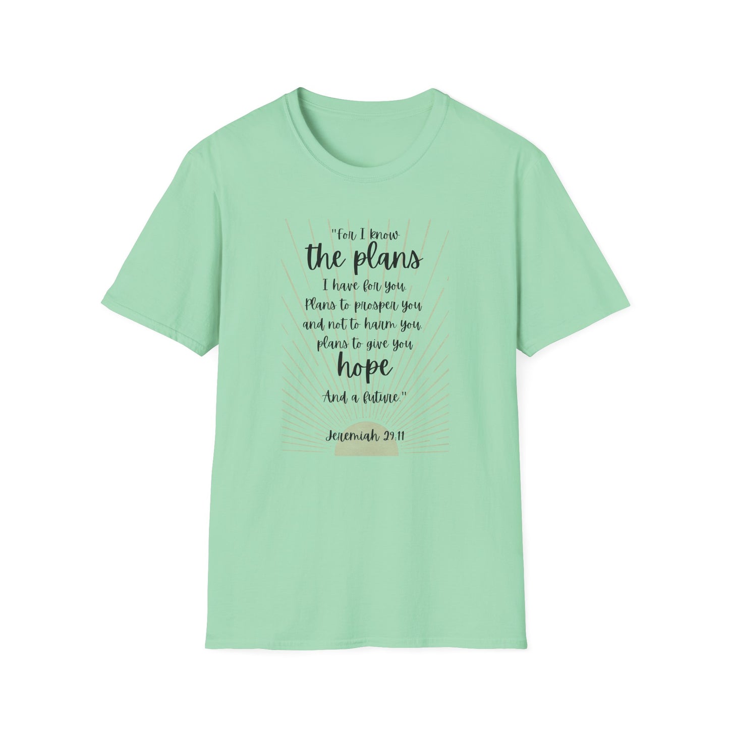 Jeremiah 29 11 Bible Verse T-Shirt