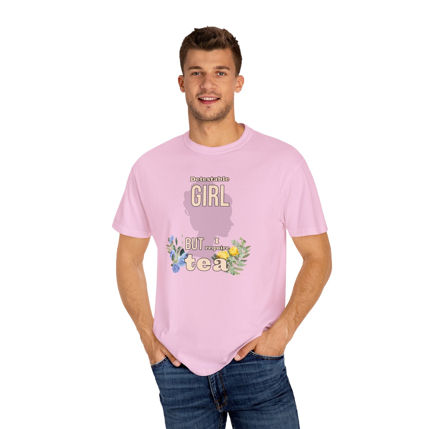 Detestable Girl but I require tea Oscar Wilde Quote T-Shirt, Importance of Being Earnest