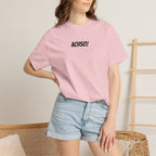 Achso! German saying T-Shirt, Minimalist Unisex Retro Phrase Tee