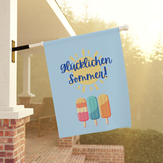 Glücklichen Sommer! Summer German Garden Banner