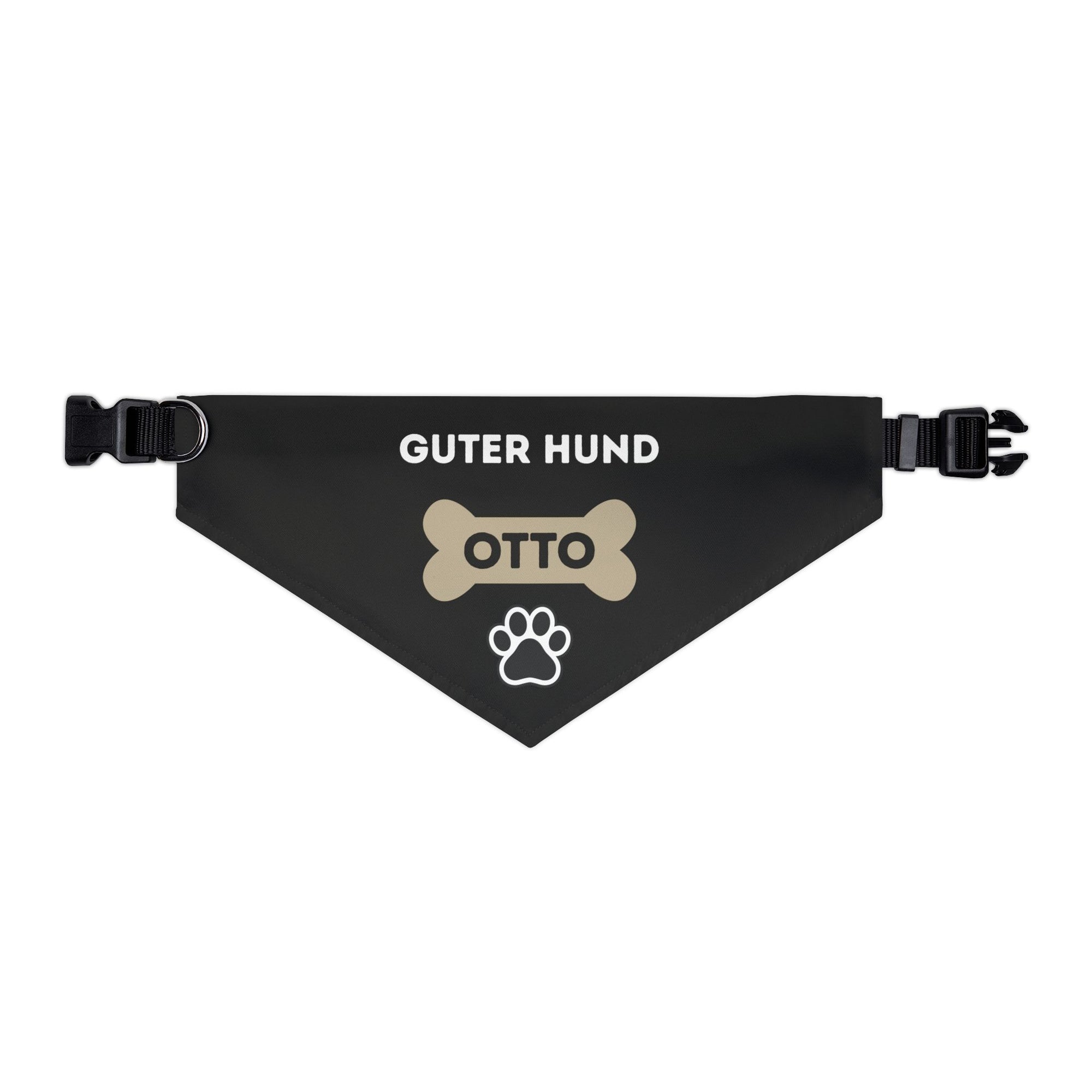 Guter hund German Personalized Black Dog bandana
