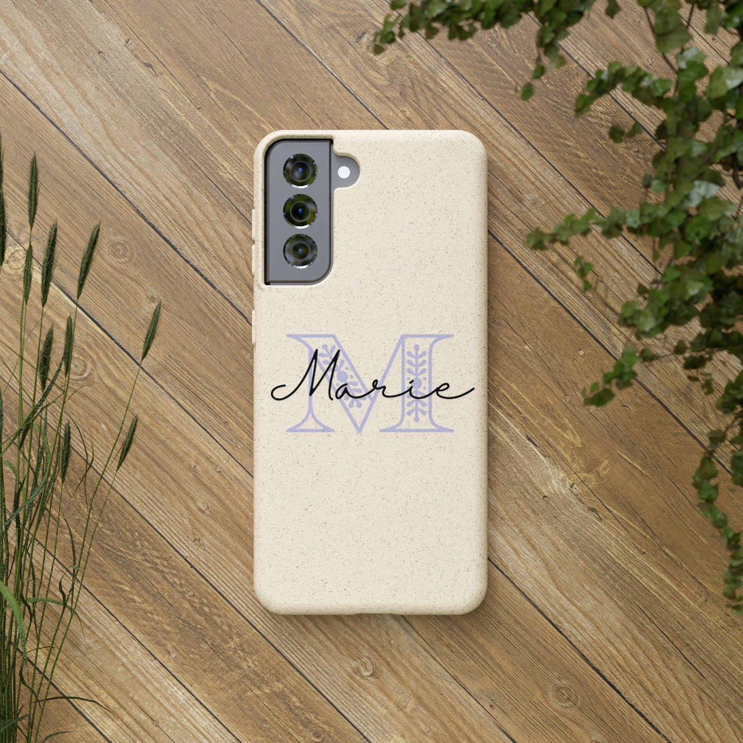 Eco-friendly monogrammed Phone case