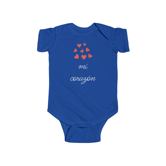 mi corazón Spanish onesie