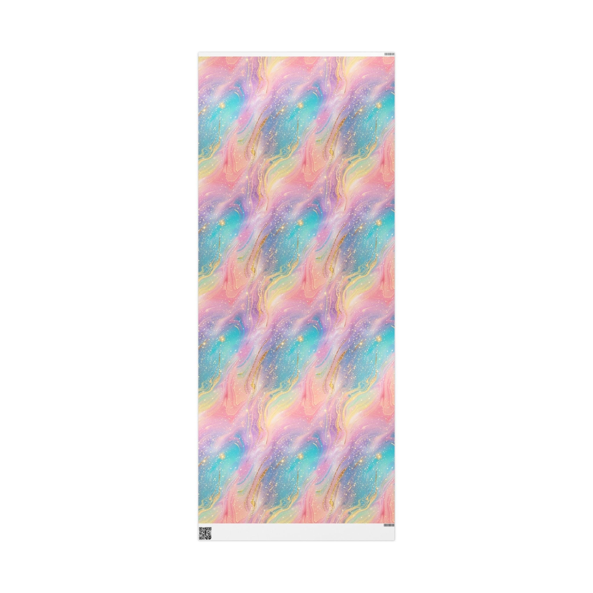 Bespattered Facade Pastel Dreams Wrapping Paper | Three Sizes | Glossy or Matte