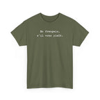 En français s'il vous plaît t-shirt, top for French teacher or French student, Francophone