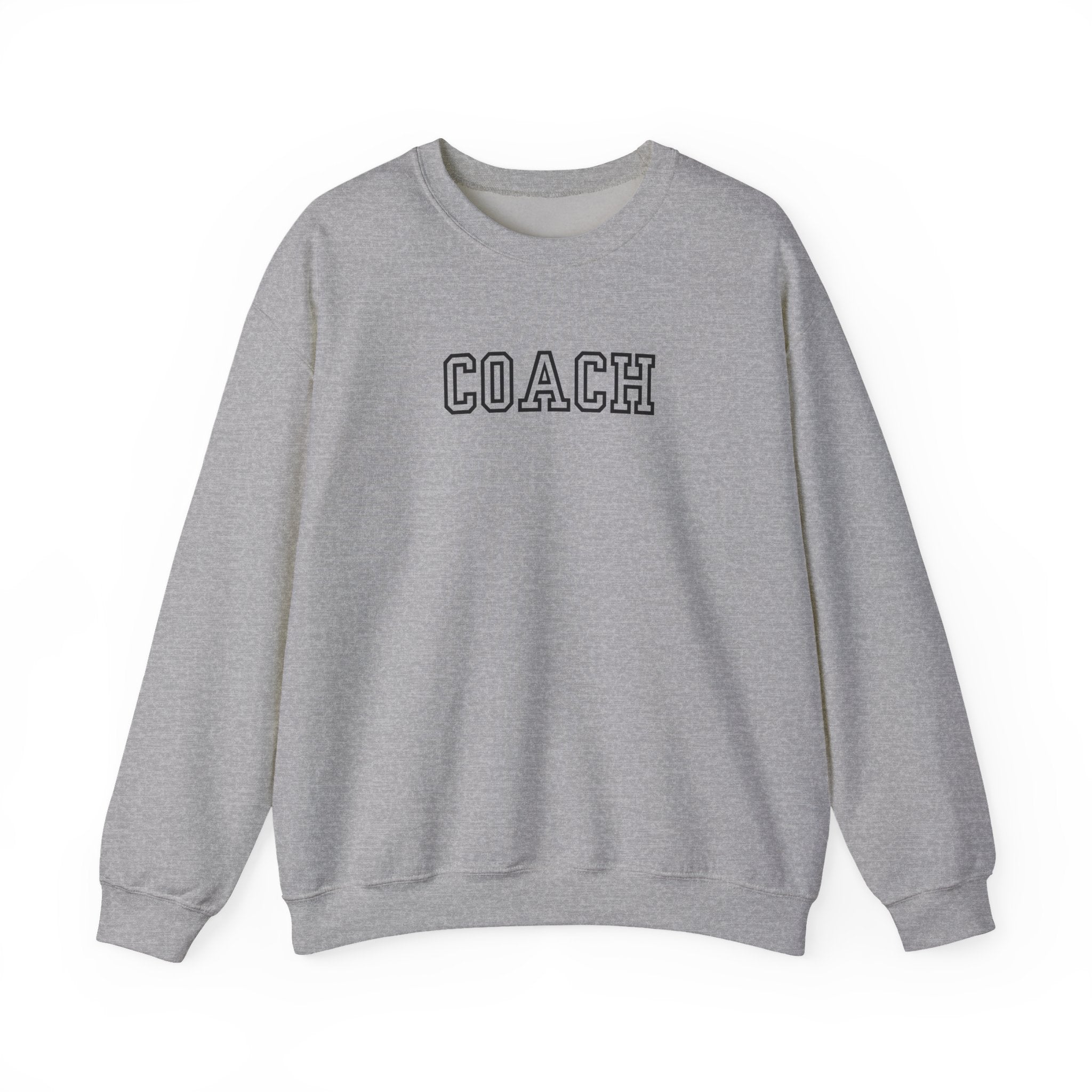 Coach Crewneck Sweatshirt Collegiate Lettering, warm Pullover