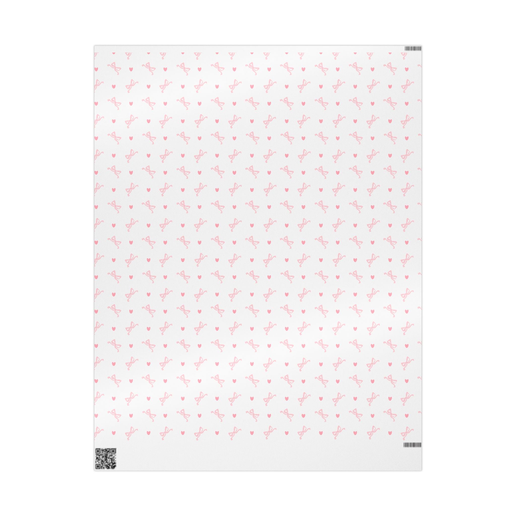 Coquette bows and hearts Wrapping Paper