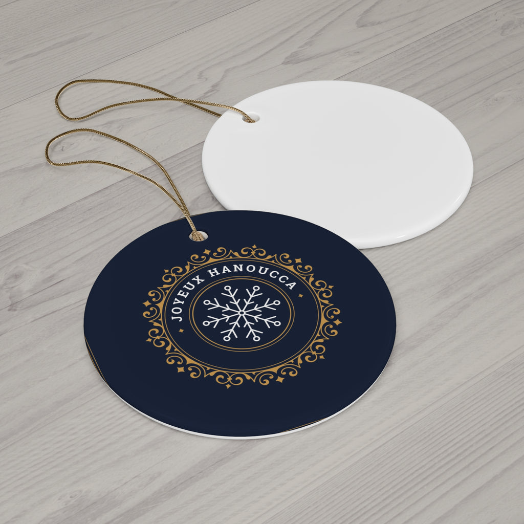 Joyeux Hanoucca Ceramic Ornament