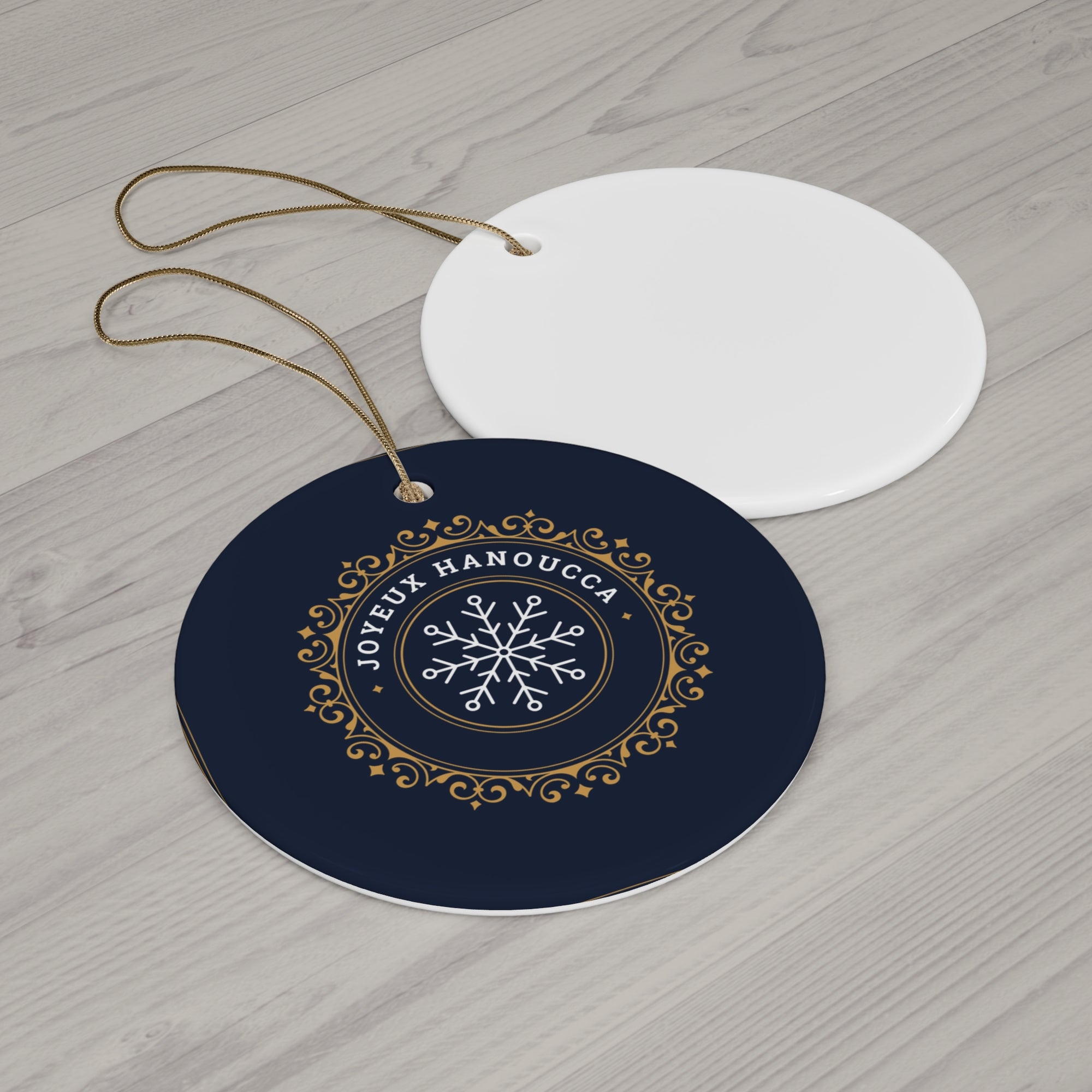 Joyeux Hanoucca Ceramic Ornament
