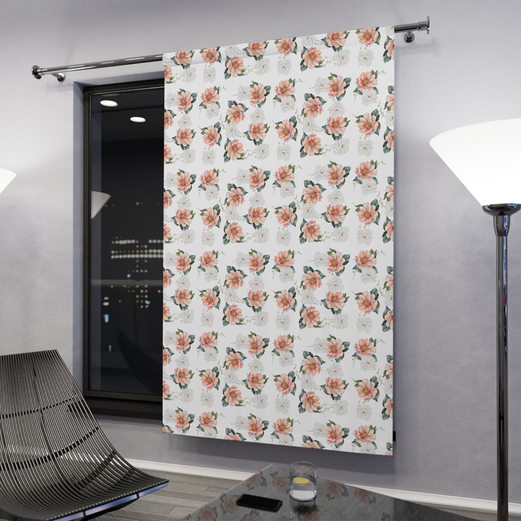 Floral Window Curtain