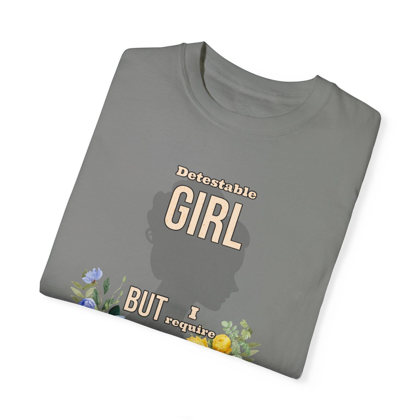 Detestable Girl but I require tea Oscar Wilde Quote T-Shirt, Importance of Being Earnest