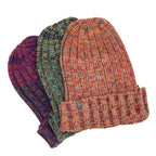 Alpaca Beanie Hat - Accordion - Tumeric by Ethical Trade Co