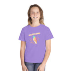 Oui, s'il te plait! yes, please Kids Ice cream Youth T Shirt Cute Rainbow Ice Cream Graphic with French Text