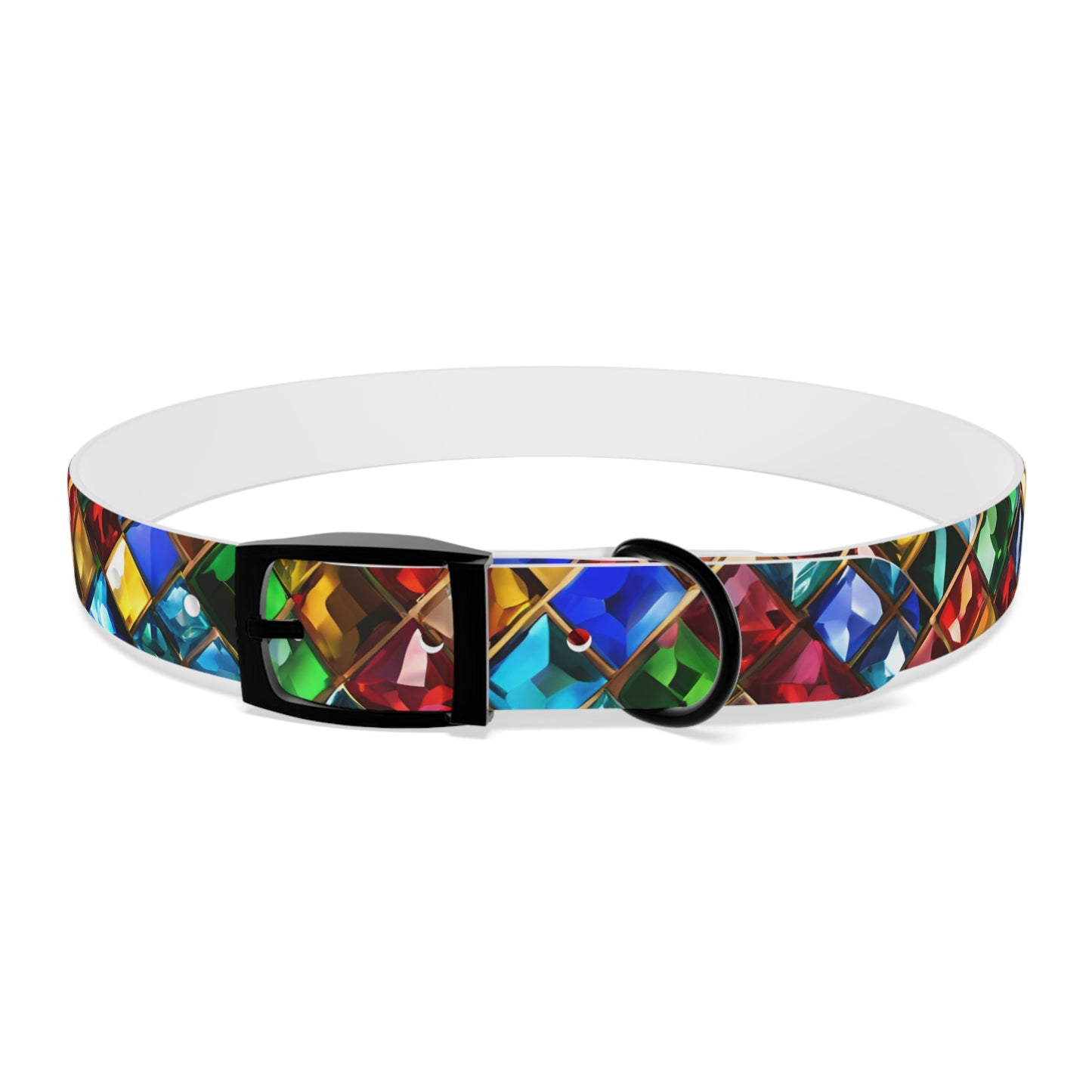 Collier pour chien à imprimé bijou