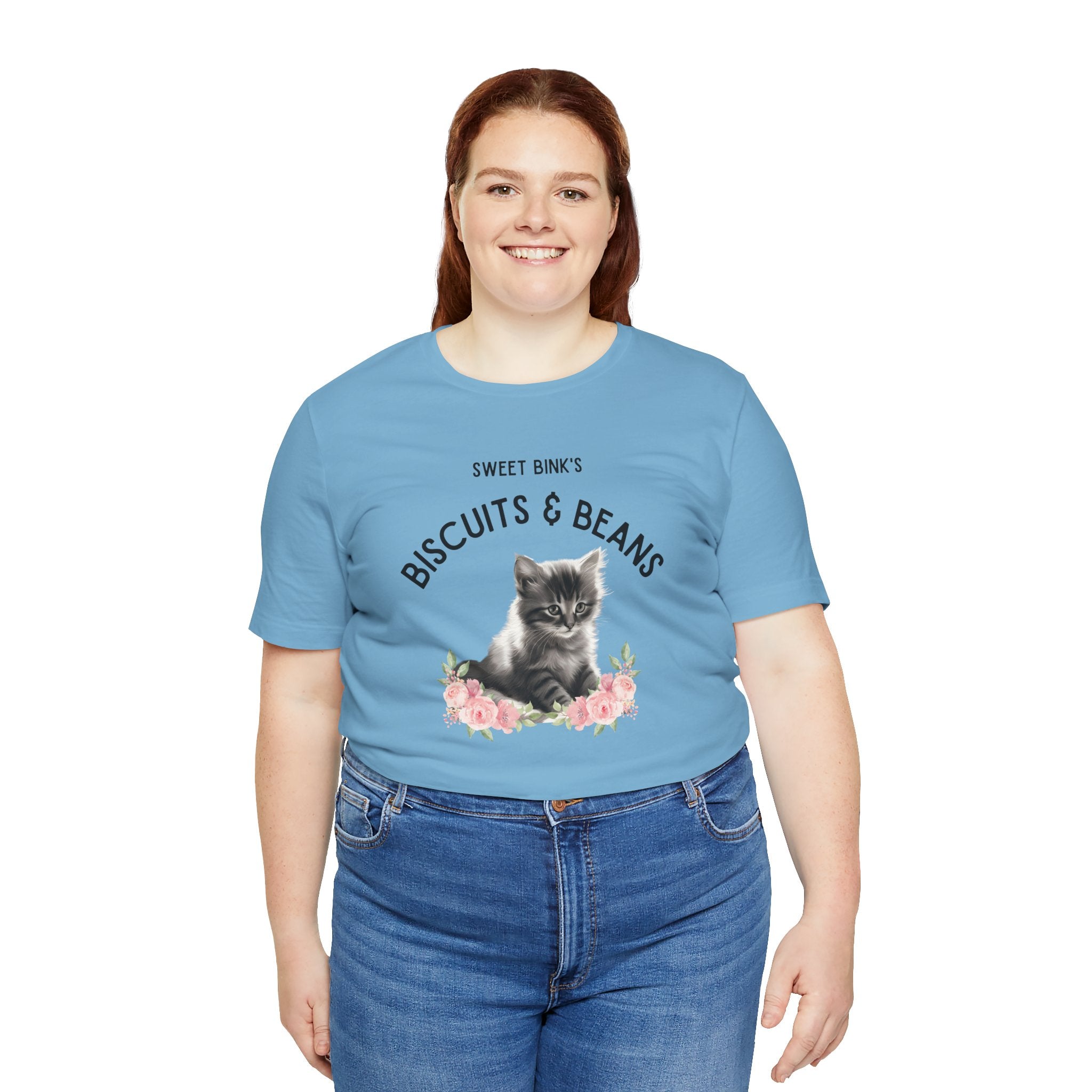 Sweet Bink's Biscuits and Beans cat tee