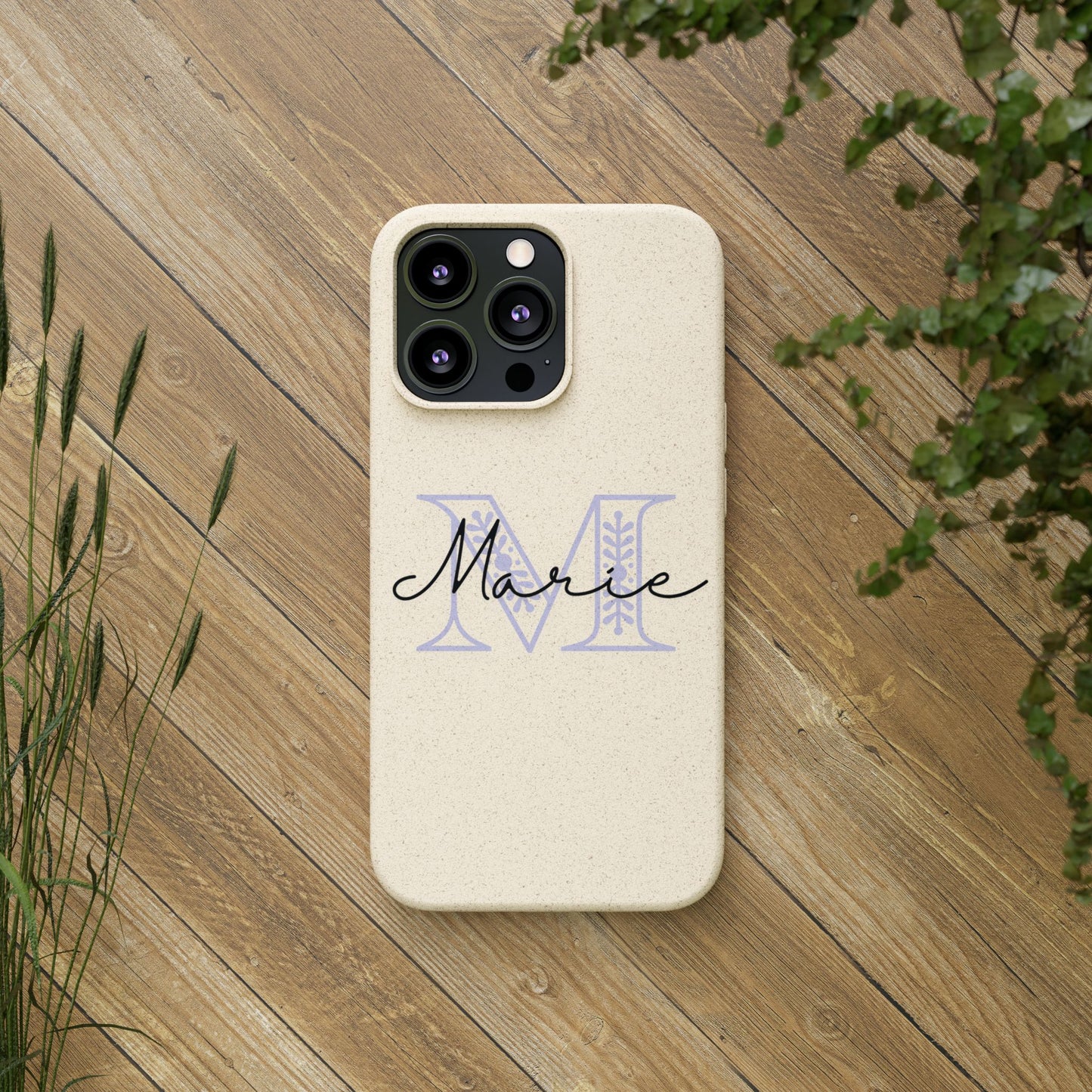 Eco-friendly monogrammed Phone case