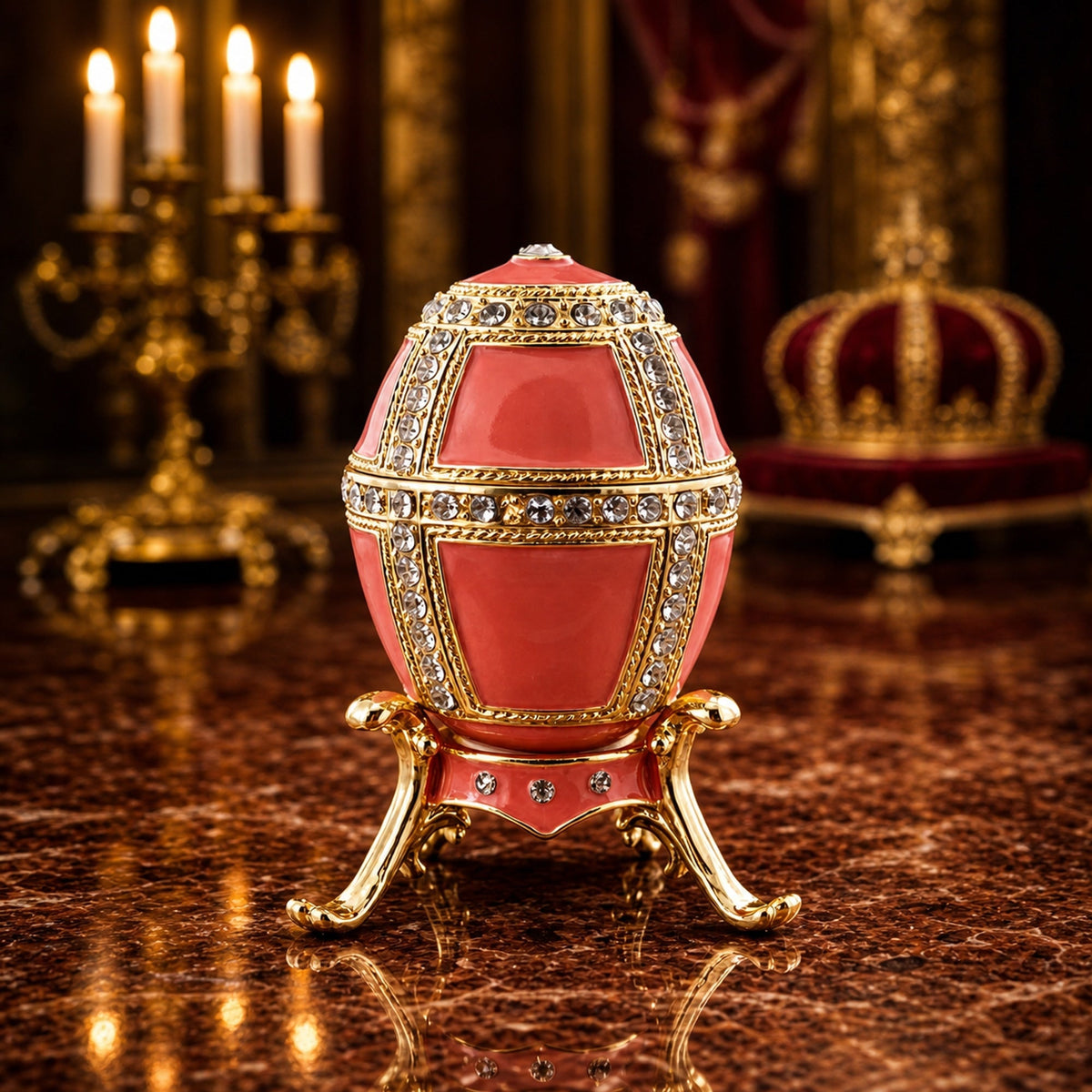 1890 Danish Palaces Royal Imperial Easter Egg Royal > Royal Eggs > Imperial La Vie Bien 1890 Danish Palaces Royal Imperial Easter Egg