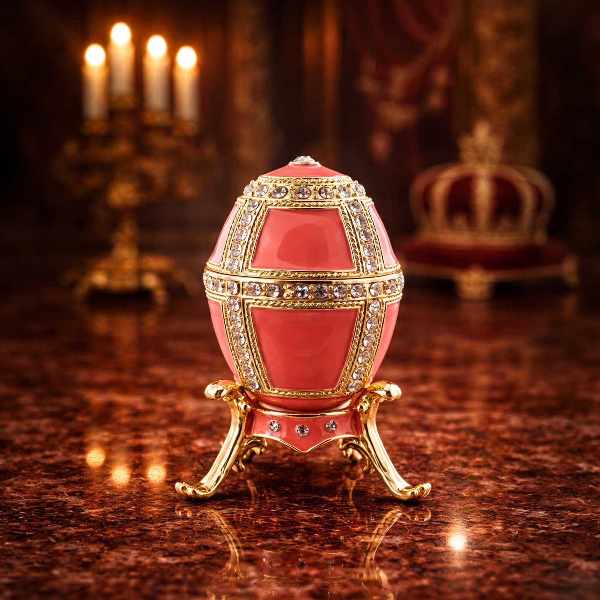 1890 Danish Palaces Royal Imperial Easter Egg Royal > Royal Eggs > Imperial La Vie Bien 1890 Danish Palaces Royal Imperial Easter Egg