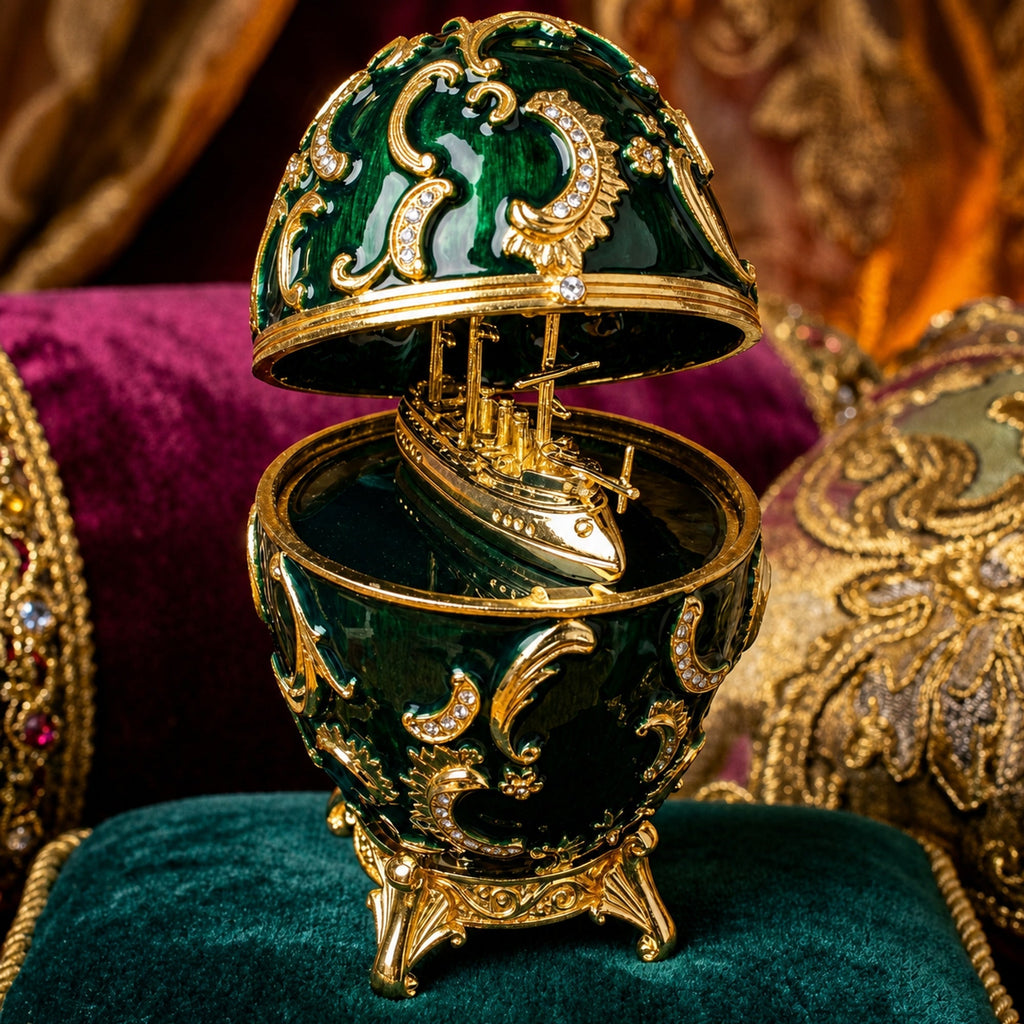1891 Memory of Azov Royal Imperial Easter Egg Royal > Royal Eggs > Imperial La Vie Bien 1891 Memory of Azov Royal Imperial Easter Egg