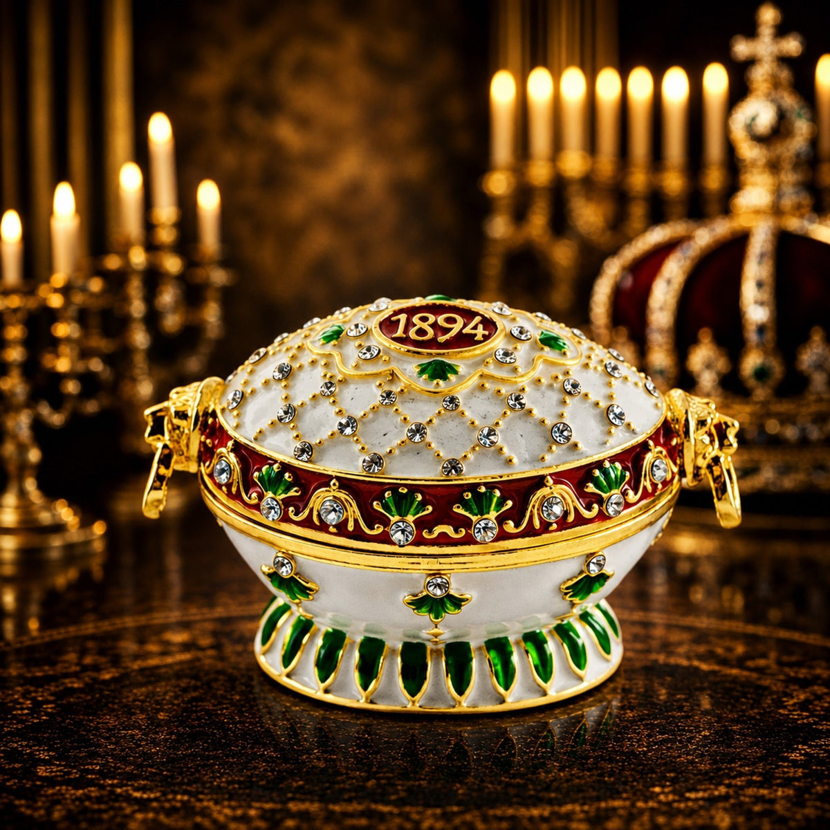1894 Renaissance Royal Imperial Easter Egg Royal > Royal Eggs > Imperial La Vie Bien 1894 Renaissance Royal Imperial Easter Egg