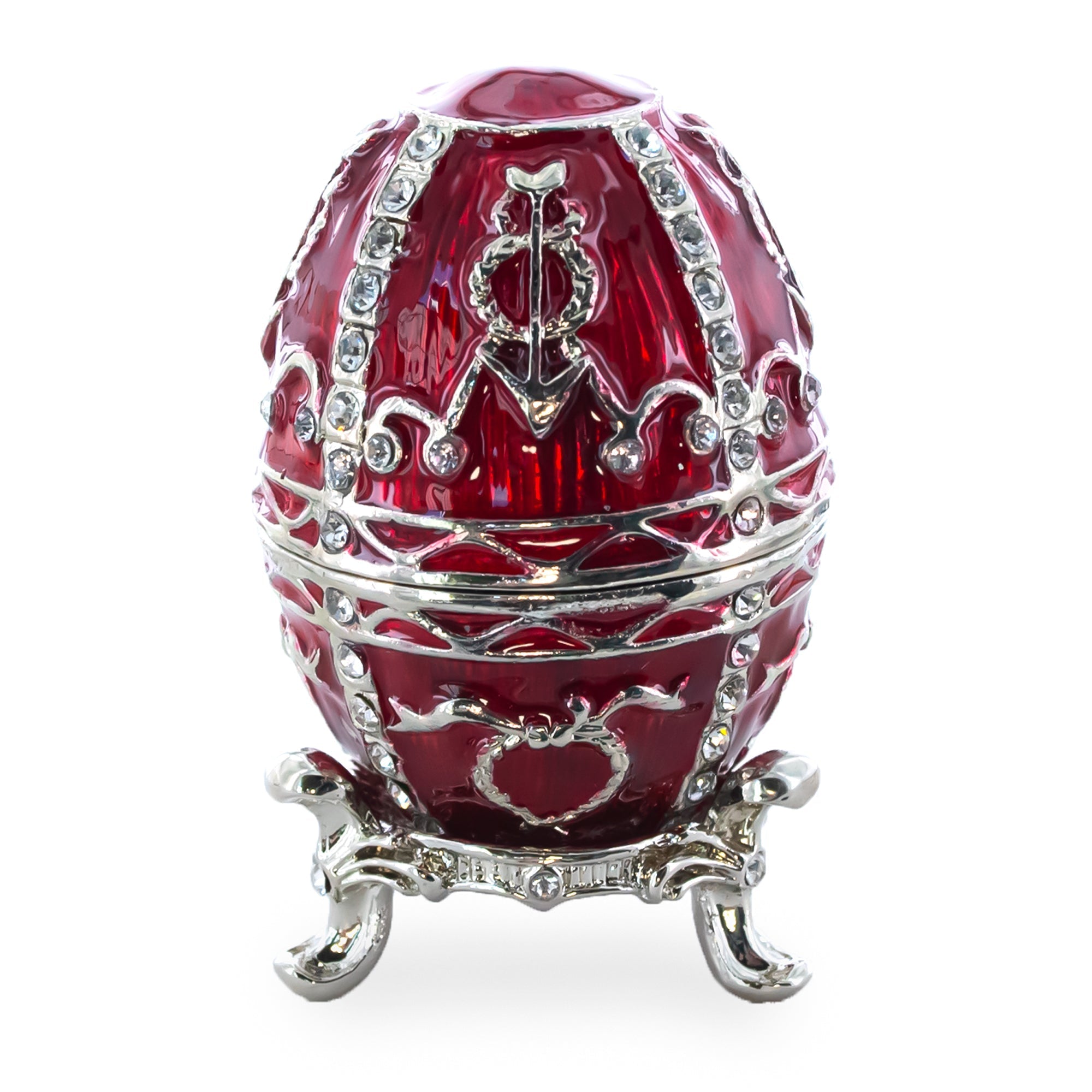 1895 Rosebud Royal Imperial Metal Easter Egg 2.5 Inches Royal > Royal Eggs > Imperial La Vie Bien 1895 Rosebud Royal Imperial Metal Easter Egg 2.5 Inches