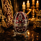 1895 Rosebud Royal Imperial Metal Easter Egg 2.5 Inches Royal > Royal Eggs > Imperial La Vie Bien 1895 Rosebud Royal Imperial Metal Easter Egg 2.5 Inches