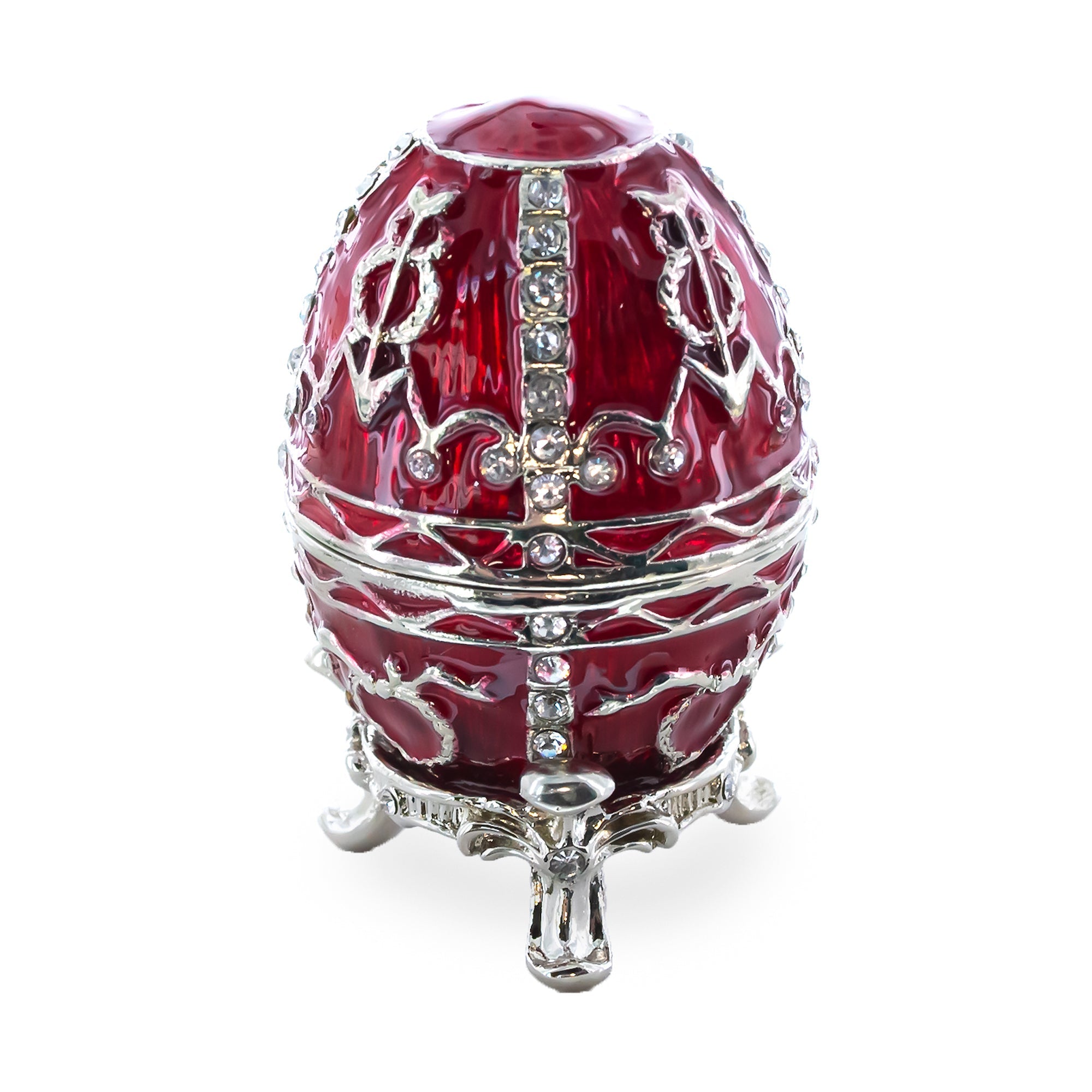 1895 Rosebud Royal Imperial Metal Easter Egg 2.5 Inches Royal > Royal Eggs > Imperial La Vie Bien 1895 Rosebud Royal Imperial Metal Easter Egg 2.5 Inches
