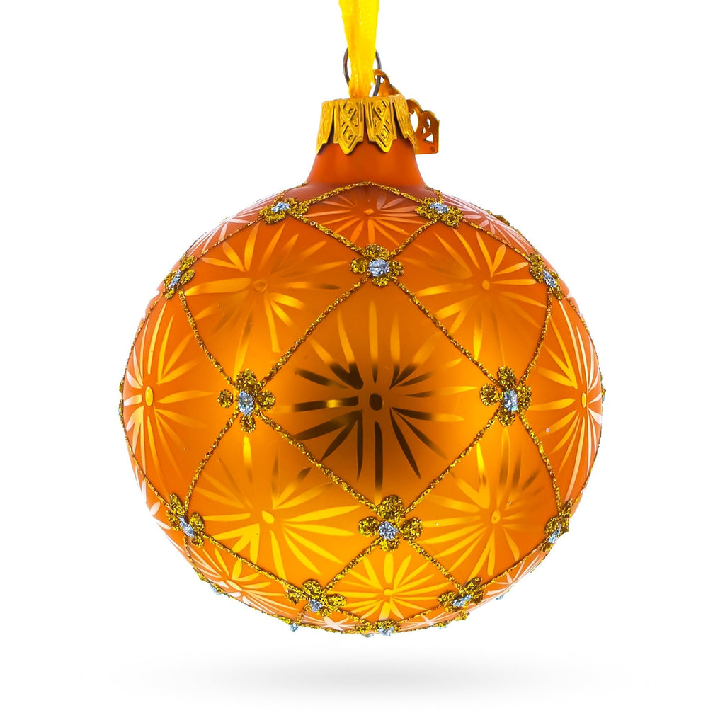 1897 Coronation Royal Gold Glass Christmas Ornament 3.25 Inches Christmas Ornaments > Glass > Egg La Vie Bien 1897 Coronation Royal Gold Glass Christmas Ornament 3.25 Inches