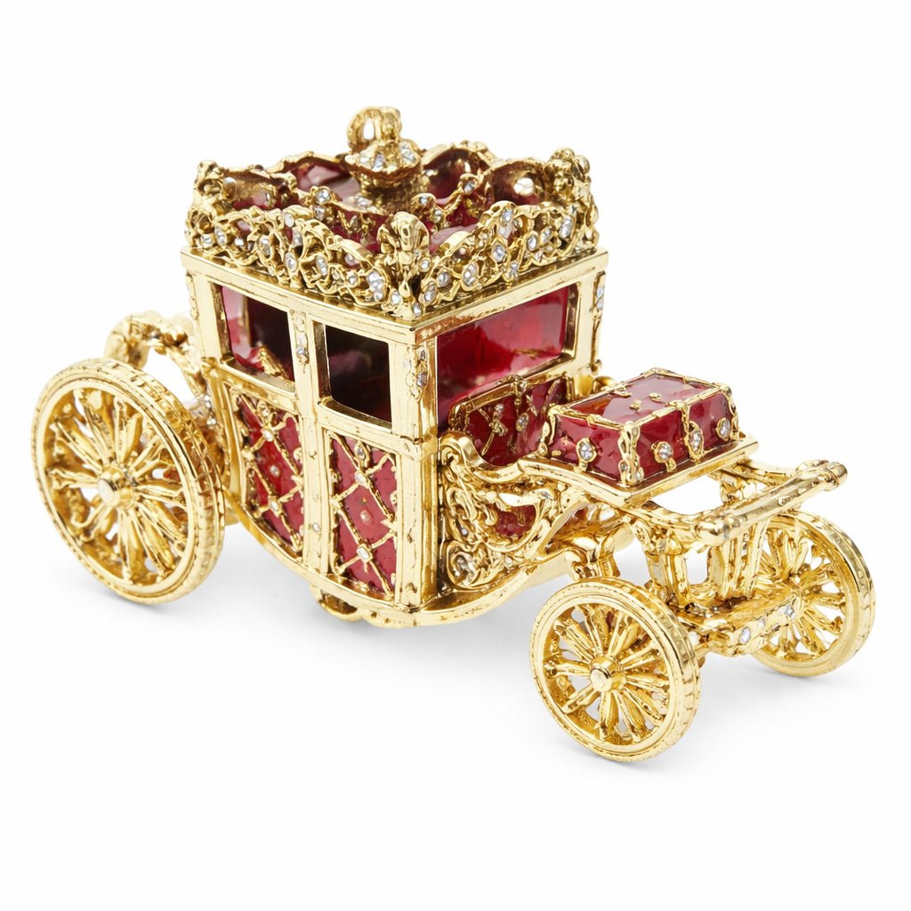 1897 Coronation Royal Imperial Easter Egg 3.8 Inches Tall Royal > Royal Eggs > Imperial La Vie Bien 1897 Coronation Royal Imperial Easter Egg 3.8 Inches Tall