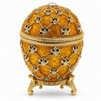 1897 Coronation Royal Imperial Easter Egg 3.8 Inches Tall Royal > Royal Eggs > Imperial La Vie Bien 1897 Coronation Royal Imperial Easter Egg 3.8 Inches Tall