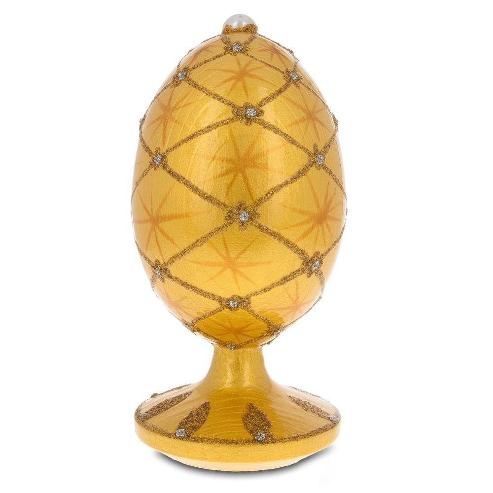 1897 Coronation Royal Wooden Egg Royal > Royal Eggs > Wooden > Imperial La Vie Bien 1897 Coronation Royal Wooden Egg