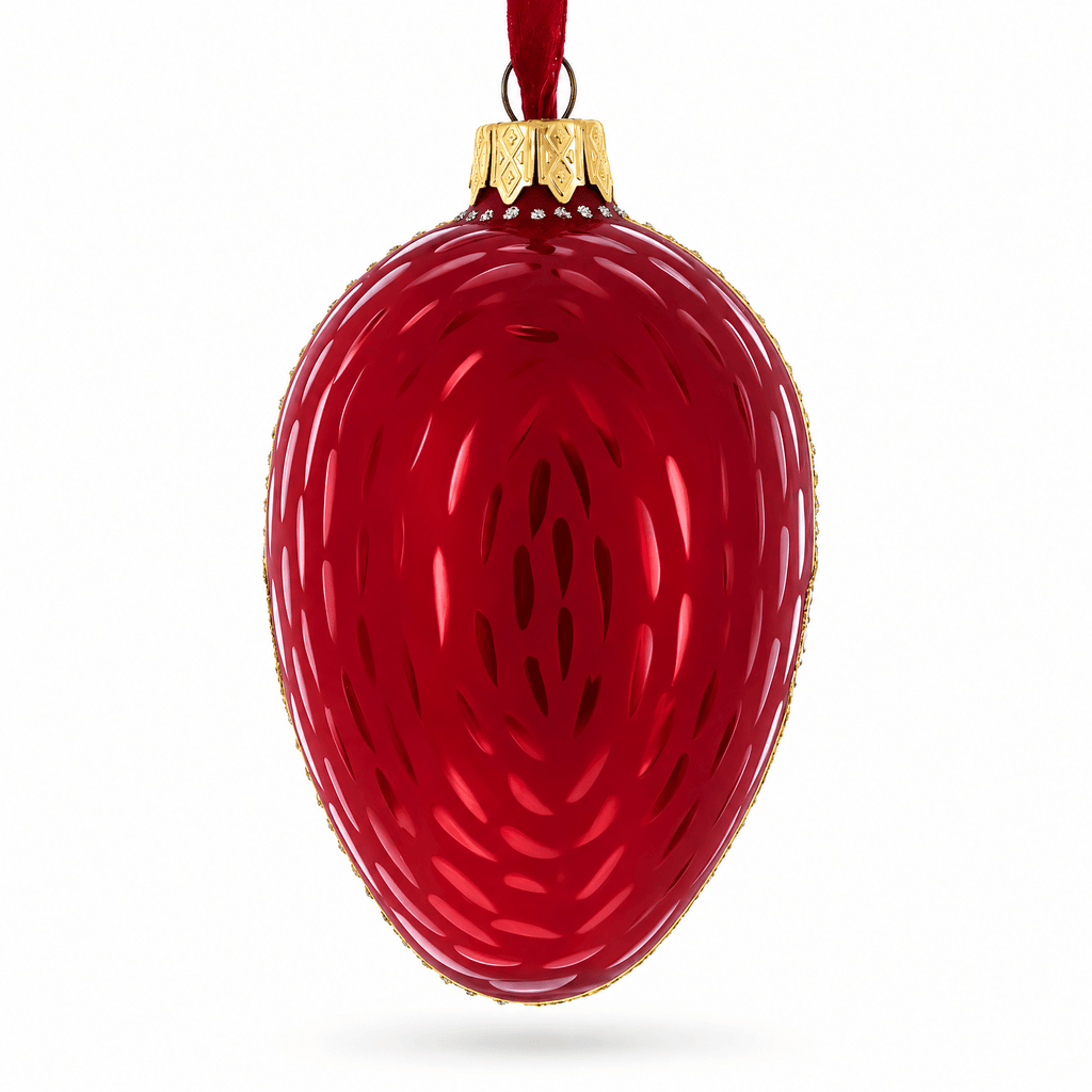 1898 Kelch Hen Royal Egg Glass Christmas Ornament 4 Inches Christmas Ornaments > Royal La Vie Bien 1898 Kelch Hen Royal Egg Glass Christmas Ornament 4 Inches