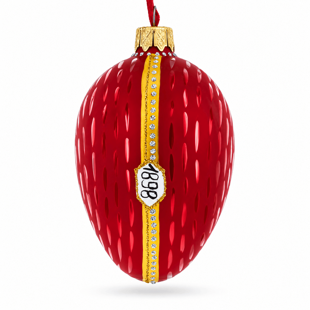 1898 Kelch Hen Royal Egg Glass Christmas Ornament 4 Inches Christmas Ornaments > Royal La Vie Bien 1898 Kelch Hen Royal Egg Glass Christmas Ornament 4 Inches