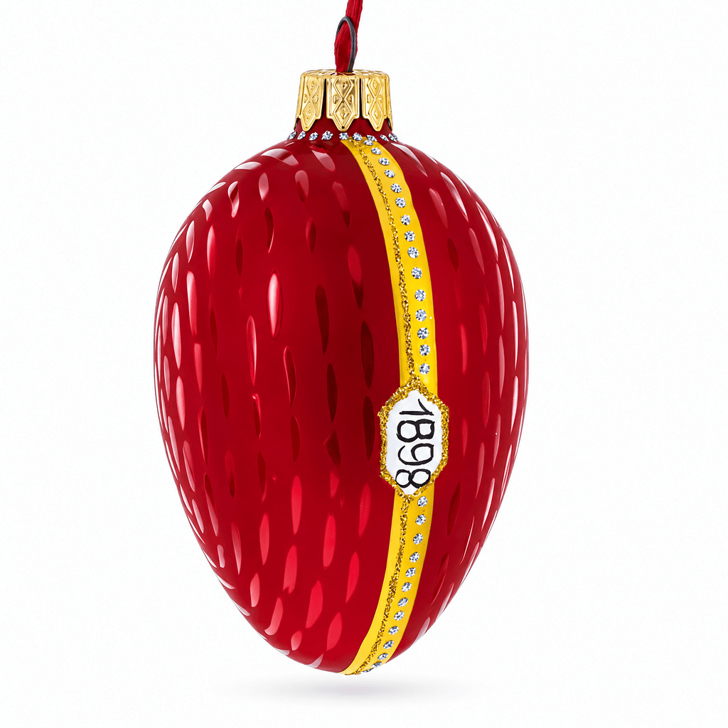 1898 Kelch Hen Royal Egg Glass Christmas Ornament 4 Inches Christmas Ornaments > Royal La Vie Bien 1898 Kelch Hen Royal Egg Glass Christmas Ornament 4 Inches