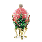 1898 Lilies of the Valley Royal Imperial Easter Egg 6.25 Inches Royal > Royal Eggs > Imperial La Vie Bien 1898 Lilies of the Valley Royal Imperial Easter Egg 6.25 Inches
