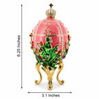 1898 Lilies of the Valley Royal Imperial Easter Egg 6.25 Inches Royal > Royal Eggs > Imperial La Vie Bien 1898 Lilies of the Valley Royal Imperial Easter Egg 6.25 Inches
