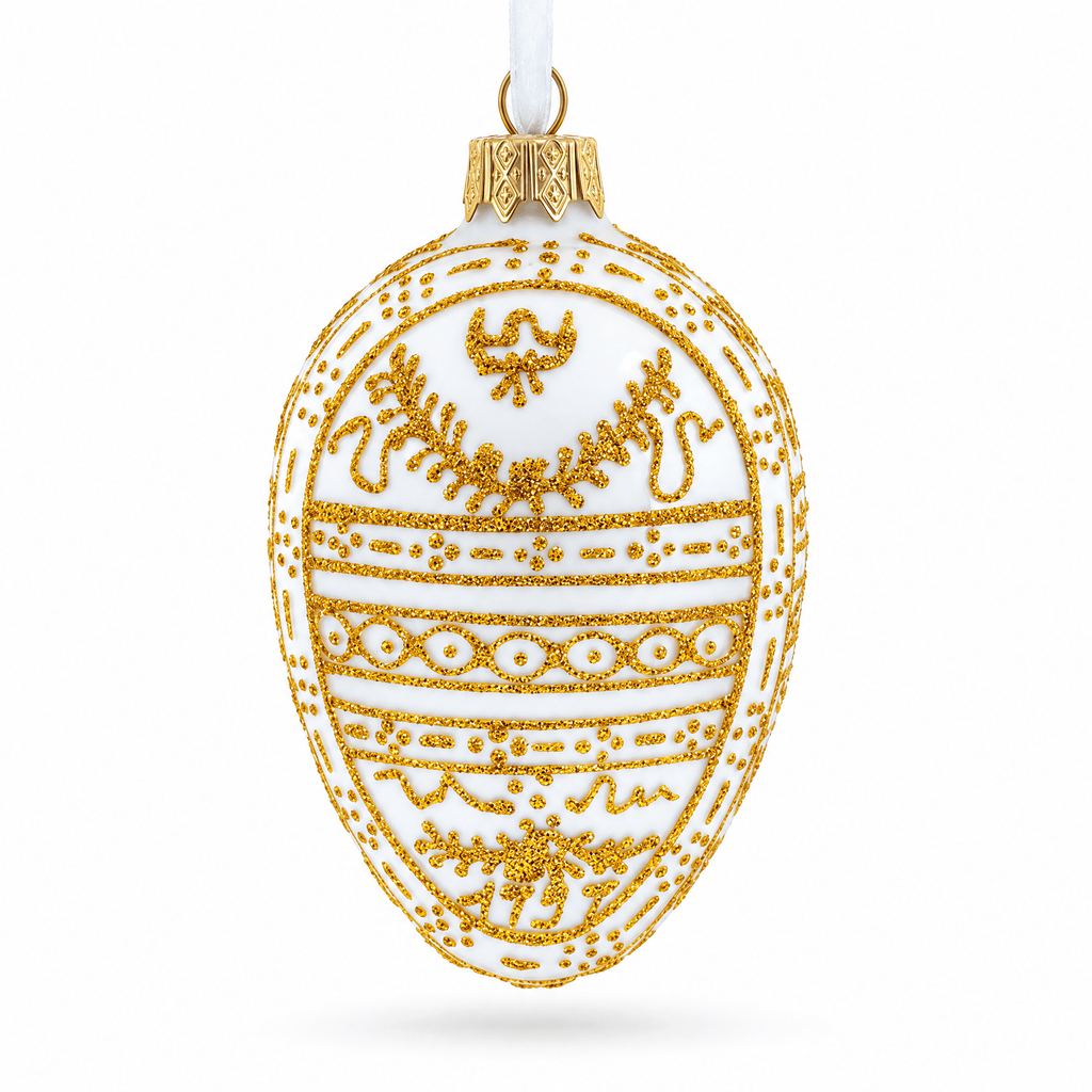 1898 Pelican Royal Egg Glass Ornament 4 Inches Christmas Ornaments > Royal La Vie Bien 1898 Pelican Royal Egg Glass Ornament 4 Inches